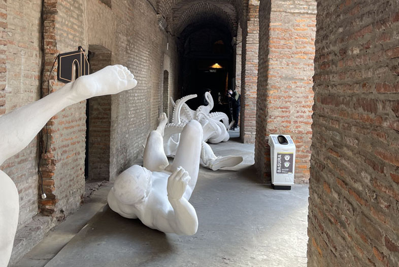 La piedad de las estatuas. Proceso de realización.